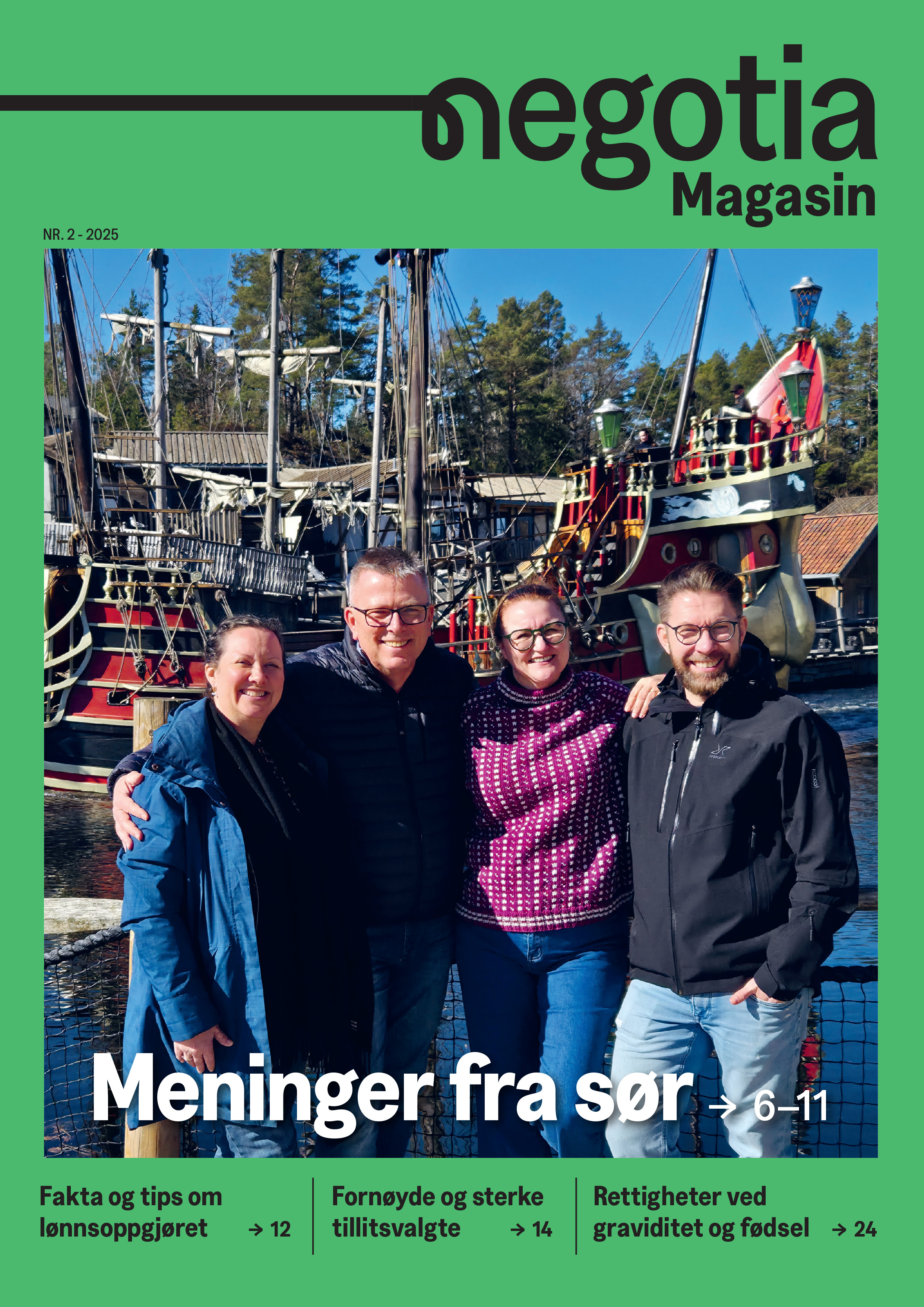 Forsiden, Negotia magasin
